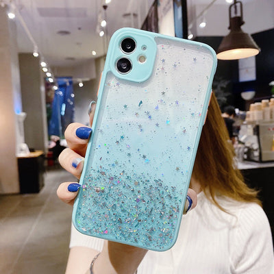 Funda Protectora con Protección Ocular y Diseño Glitter para iPhone 12Pro, 11, XS - Image 7