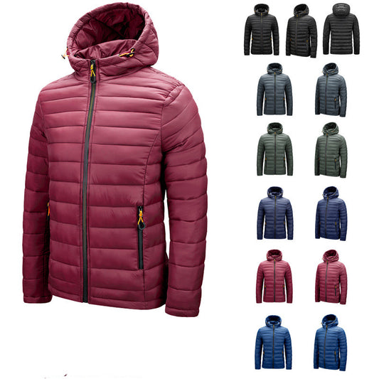 Abrigo Ligero con Capucha para Hombre