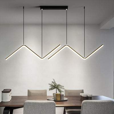 Lámpara de Techo Minimalista Moderna con Diseño Geométrico Irregular - Image 5