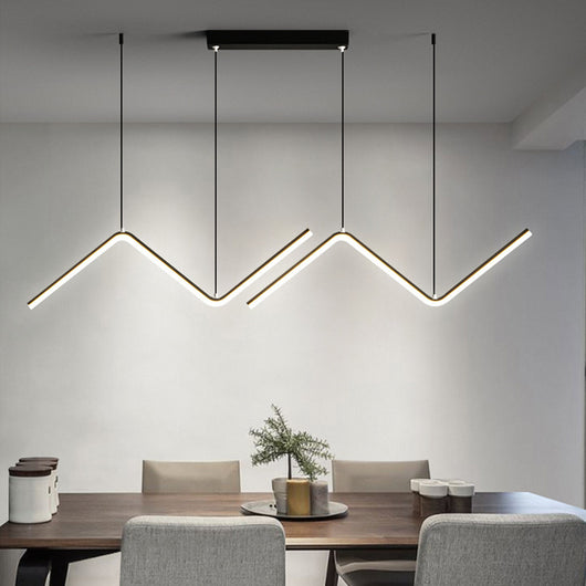 Lámpara de Techo Minimalista Moderna con Diseño Geométrico Irregular - Image 5
