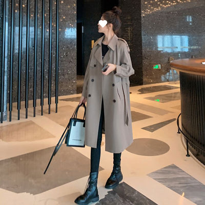 Abrigo Trench Ligero Midi para Mujer - Chaqueta Suelta Favorecedora Primavera - Image 6