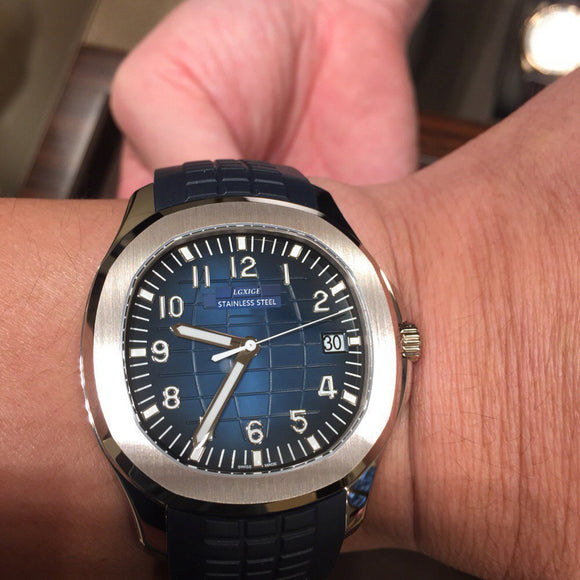 Reloj Deportivo Hombre Cuarzo Resistente al Agua con Esfera Luminosa