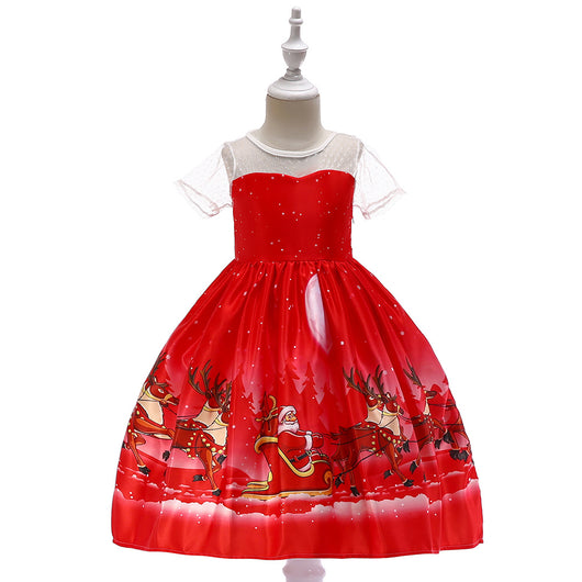 Vestido Princesa Estampado para Niñas - Image 16
