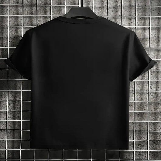 Camiseta Casual Hombre Cuello Redondo Manga Corta - Versátil para Diario - Image 3