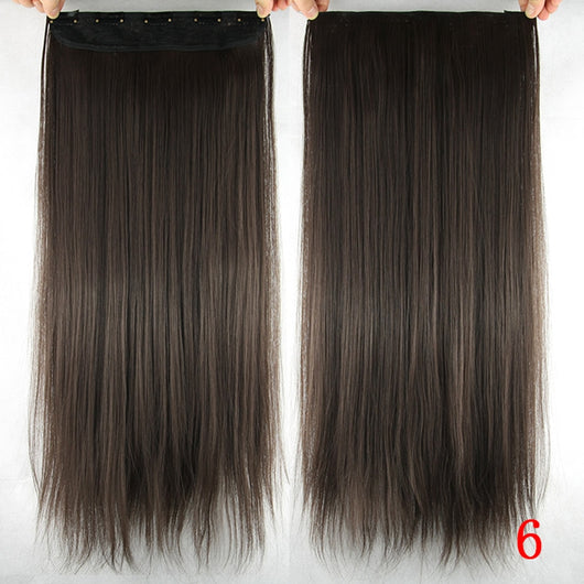 Peluca de un clip con cinco extensiones de cabello sintético - Image 8