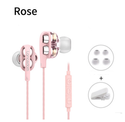 Auriculares Cuádruple Núcleo con Doble Bobina Móvil y Bajos Potentes - Image 5