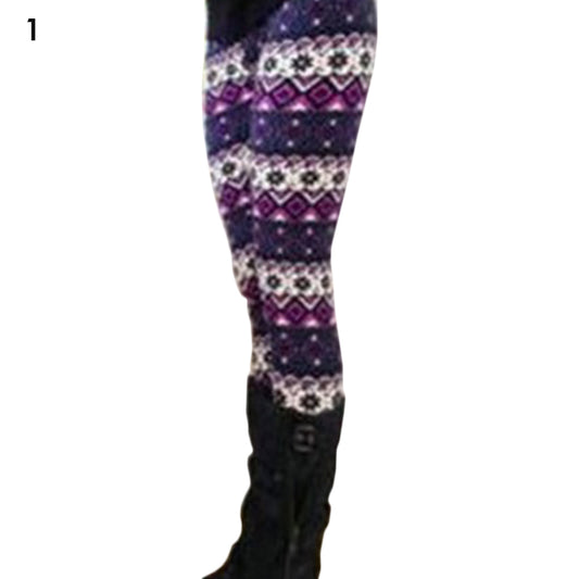 Leggings Navideños Estampados Cintura Alta - 18 Colores para Fiestas - Image 2