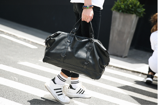 Bolso de Viaje de Cuero para Hombre - Maletín Multifuncional de Gran Capacidad - Image 5