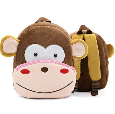 Mochila Escolar Infantil Arcoíris con Diseño Cartoon y Material Suave Peluche - Image 46