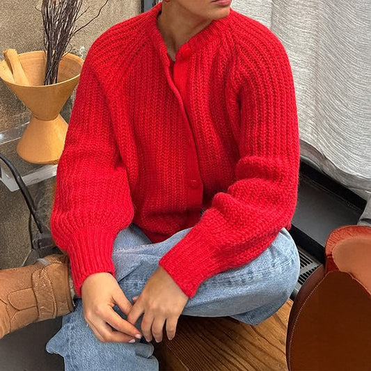 Suéter Camisero Minimalista de Manga Larga para Mujer - Image 2