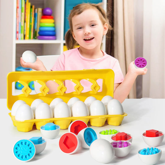 Huevo Inteligente Montessori - Juego Educativo de Formas y Colores