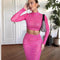 Falda Ajustada con Remaches para Mujer - Conjunto de Moda Hot Girl