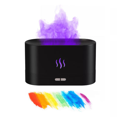 Difusor Ultrasónico con Efecto Llama LED RGB y Aromaterapia - Image 8