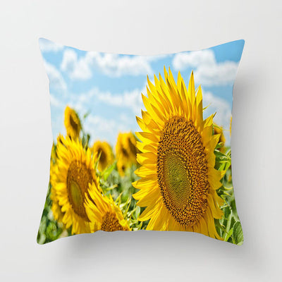Funda de Cojín Floral Piel de Durazno con Diseño Botánico - Image 2