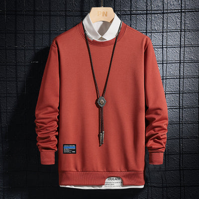 Suéter Casual Slim Fit Primavera Otoño - Colores Lisos Modernos - Image 12