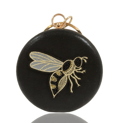 Cartera de Fiesta con Abalorios y Bordado de Abeja - Image 13