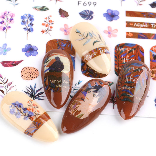 Stickers de Uñas Serie Floral - Image 8