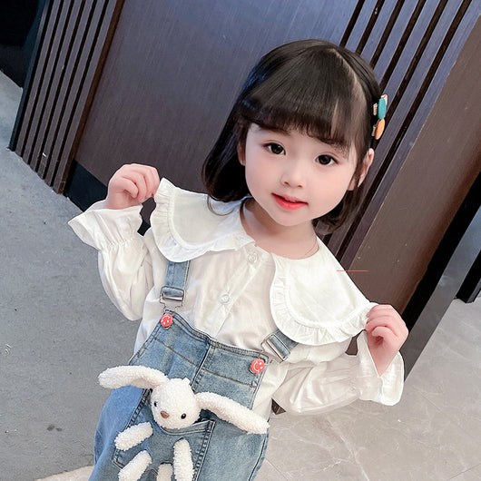 Overol Denim de Manga Larga para Niñas - Colección Otoño - Image 14