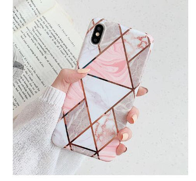 Funda de Silicona Marmolada Compatible con Apple - Image 13
