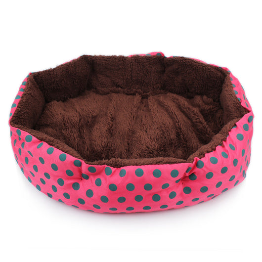 Casa Octagonal para Perros con Diseño Removible de Lunares - Image 10