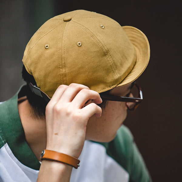 Gorra Denim Retro Clásica de Ala Corta