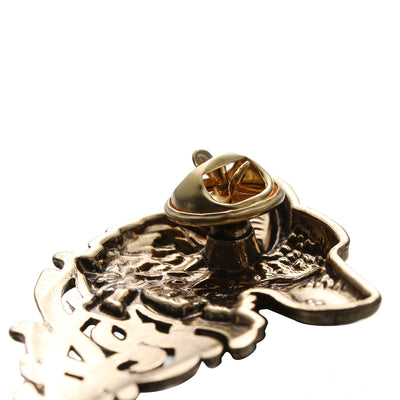 Broche Vintage Punk Lobo para Hombre - Pin de Solapa Elegante para Traje y Camisa - Image 3
