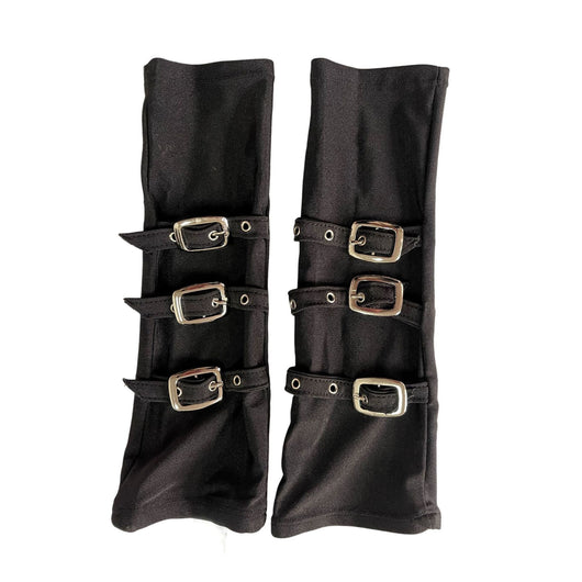 Guantes Punk Kunoichi Dedos Libres Negro Intenso - Image 4