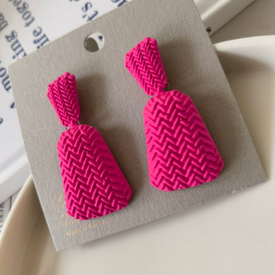 Aretes de Botón Rose Exagerados con Temperamento Japonés y Coreano - Image 2