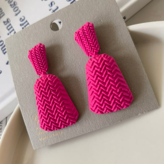 Aretes de Botón Rose Exagerados con Temperamento Japonés y Coreano - Image 2