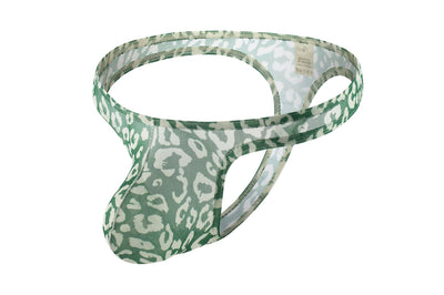 Bóxer Sexy Estampado Leopardo Malla T-back Cintura Baja - Image 4