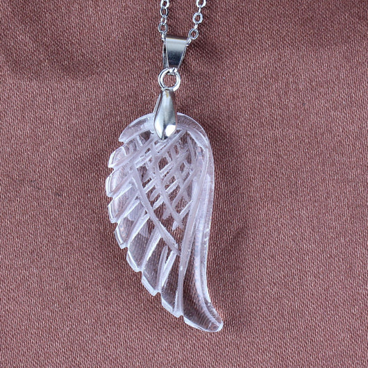 Colgante Alas de Ángel en Cristal Natural - Image 25