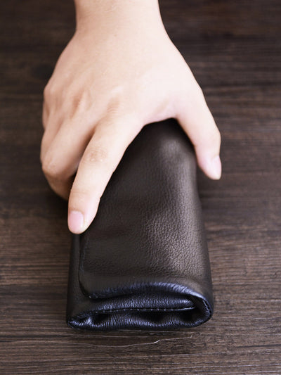 Bolso de Cuero Artesanal Japonés para Hombre - Image 13