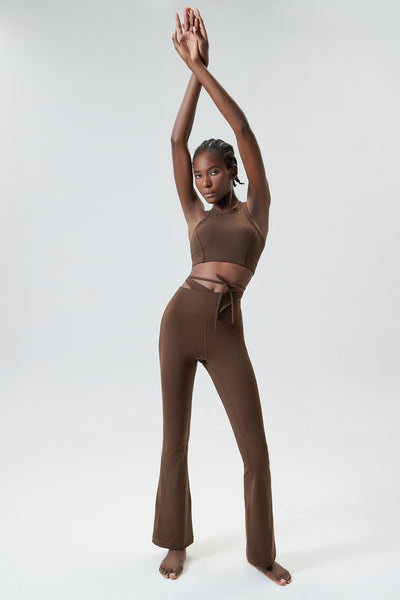 Pantalones Yoga Ajustados con Cordón para Mujer Tallas Grandes - Image 24