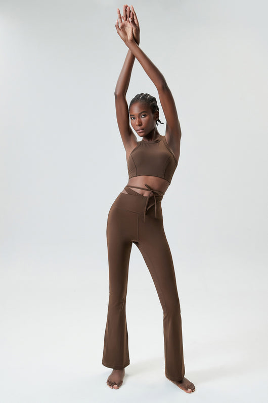 Pantalones Yoga Ajustados con Cordón para Mujer Tallas Grandes - Image 24