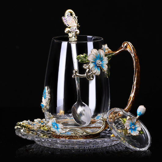 Taza de Té Floral con Tapa - Regalo Premium - Image 4