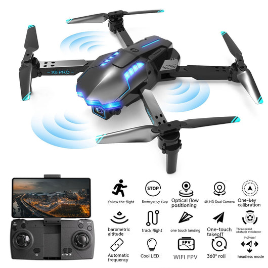 Dron 4K con Posicionamiento por Flujo Óptico, Doble Cámara y Evitación de Obstáculos - Image 19