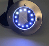 Lámpara de Piso Cuadrada Impermeable de Acero Inoxidable con 5 LED para Jardín - Image 8