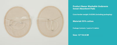 Almohadillas Absorbentes Invisibles para Axilas - Impermeables y Reutilizables - Image 30