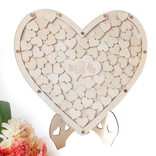 Mesa de Firmas para Bodas Big Love - Diseño Rústico en Madera - Image 3