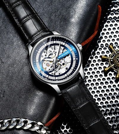 Reloj Mecánico Resistente al Agua con Diseño Hueco Moderno - Image 11
