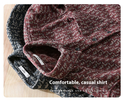 Chaqueta Camisa Casual Gruesa de Manga Larga para Hombre - Image 11