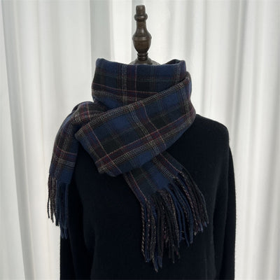 Bufanda Cuadriculada para Mujer - Estilo Clásico y Versátil - Image 7