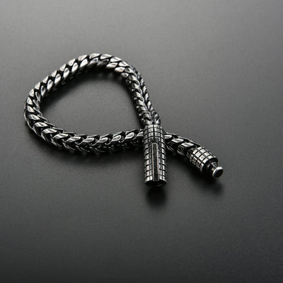 Pulsera Vintage de Acero Inoxidable para Hombre - Image 5