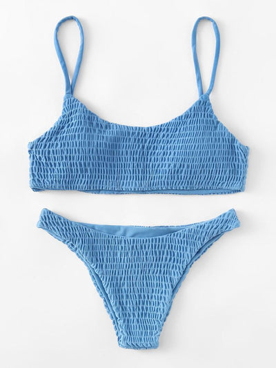 Bikini Triangular Plisado Sexy - Image 4