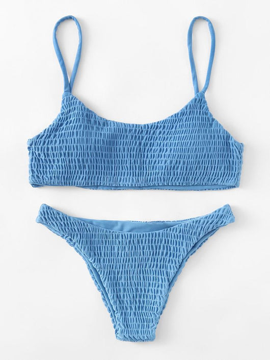 Bikini Triangular Plisado Sexy - Image 4