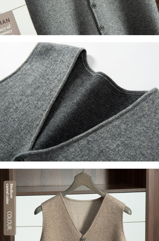 Chaleco de Punto Premium Cuello V para Hombre - Image 19