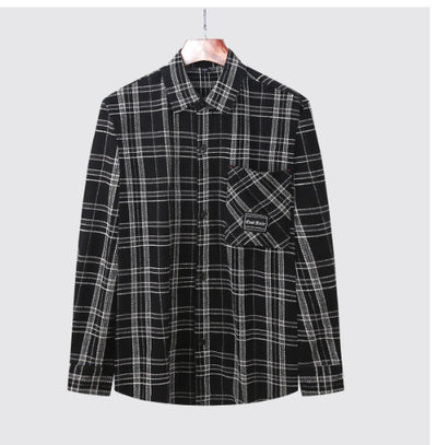 Camisa Cuadros Algodón Transpirable Ajuste Slim para Hombre - Image 10