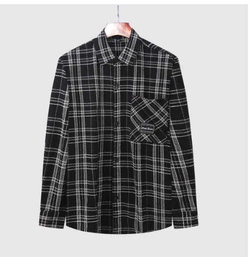 Camisa Cuadros Algodón Transpirable Ajuste Slim para Hombre - Image 10