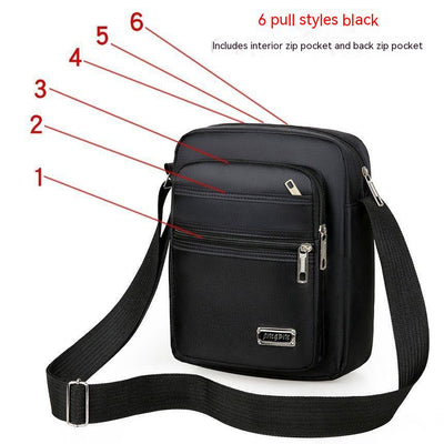 Bolso Bandolera Impermeable de Gran Capacidad con Múltiples Compartimentos - Image 6