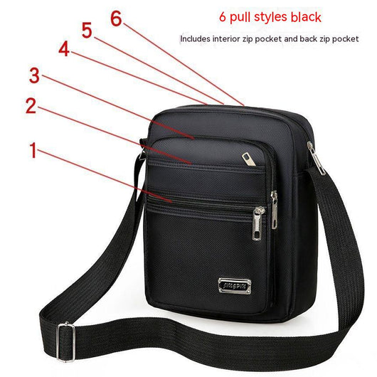 Bolso Bandolera Impermeable de Gran Capacidad con Múltiples Compartimentos - Image 6